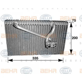 Evaporateur climatisation HELLA 8FV 351 210-681