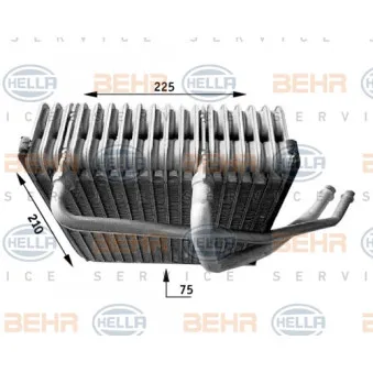 Evaporateur climatisation HELLA 8FV 351 210-771