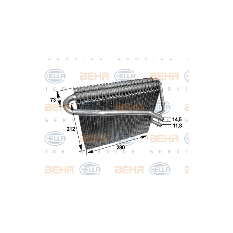 Evaporateur climatisation HELLA 8FV 351 211-031