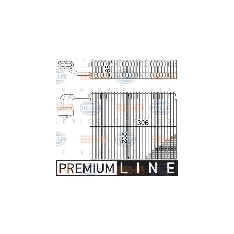 Evaporateur climatisation HELLA 8FV 351 211-311
