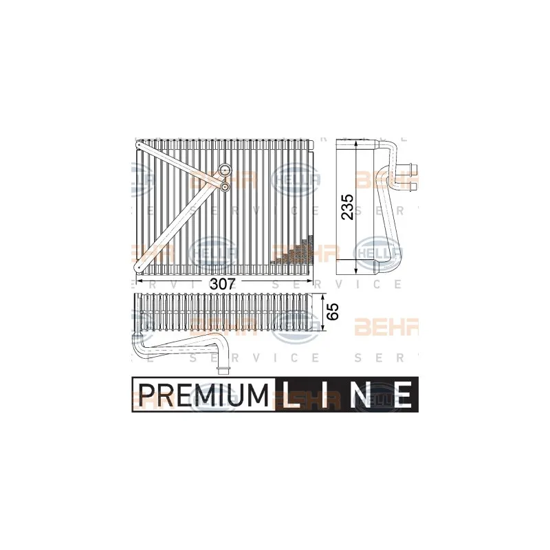 Evaporateur climatisation HELLA 8FV 351 330-651