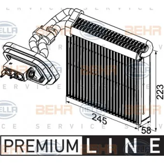 Evaporateur climatisation HELLA 8FV 351 331-021