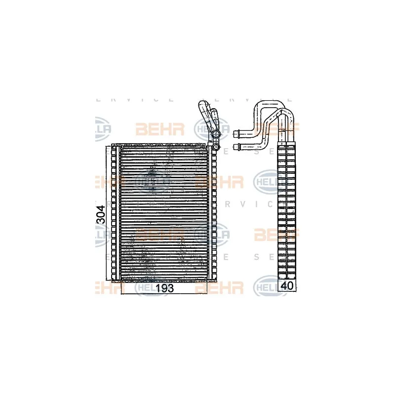 Evaporateur climatisation HELLA 8FV 351 331-291