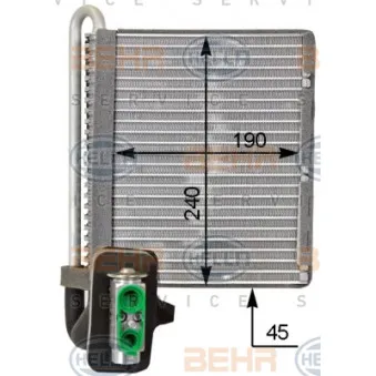 Evaporateur climatisation HELLA 8FV 351 331-321