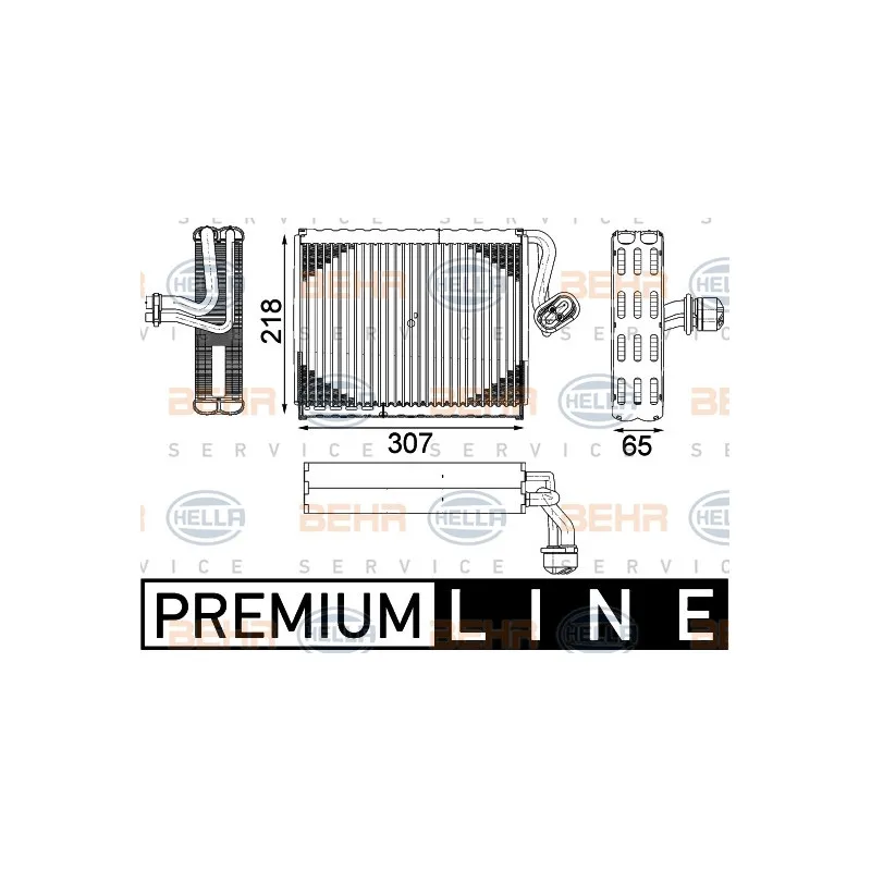 Evaporateur climatisation HELLA 8FV 351 331-481