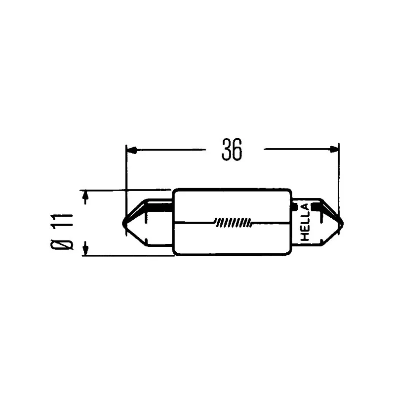 Ampoule HELLA 8GM 002 092-137