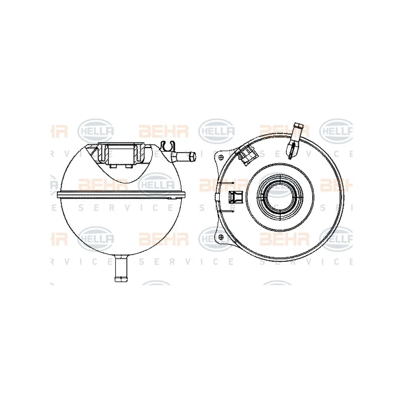 Vase d'expansion, liquide de refroidissement HELLA 8MA 376 702-484