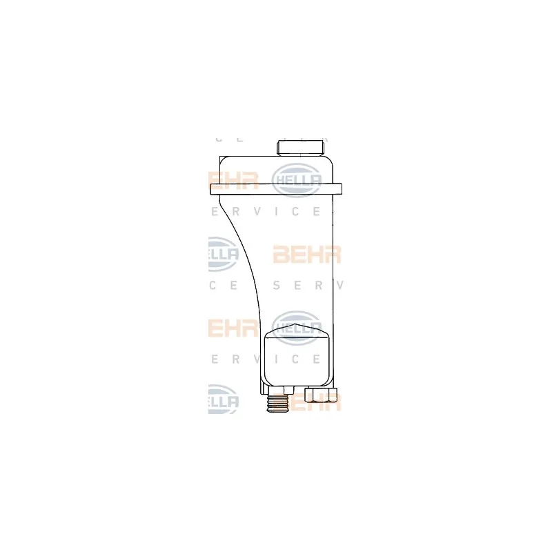 Vase d'expansion, liquide de refroidissement HELLA 8MA 376 705-401