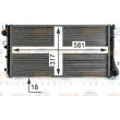 Radiateur, refroidissement du moteur HELLA 8MK 376 700-291 - Visuel 1