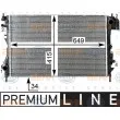 Radiateur, refroidissement du moteur HELLA 8MK 376 700-341 - Visuel 1
