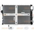 Radiateur, refroidissement du moteur HELLA 8MK 376 700-614 - Visuel 1