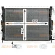 Radiateur, refroidissement du moteur HELLA 8MK 376 700-684 - Visuel 1