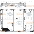 Radiateur, refroidissement du moteur HELLA 8MK 376 712-434 - Visuel 1