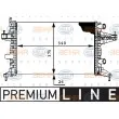 Radiateur, refroidissement du moteur HELLA 8MK 376 714-341 - Visuel 1