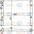 Radiateur, refroidissement du moteur HELLA 8MK 376 714-741 - Visuel 1