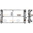 Radiateur, refroidissement du moteur HELLA 8MK 376 716-621 - Visuel 1