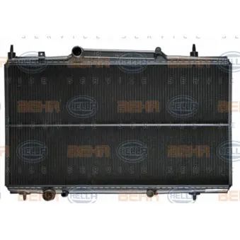 Radiateur, refroidissement du moteur HELLA 8MK 376 717-594
