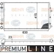 Radiateur, refroidissement du moteur HELLA 8MK 376 717-701 - Visuel 1