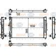 Radiateur, refroidissement du moteur HELLA 8MK 376 720-591 - Visuel 1
