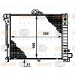 Radiateur, refroidissement du moteur HELLA 8MK 376 720-781 - Visuel 1