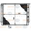 Radiateur, refroidissement du moteur HELLA 8MK 376 720-791 - Visuel 1