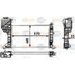 Radiateur, refroidissement du moteur HELLA 8MK 376 721-354 - Visuel 1