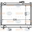 Radiateur, refroidissement du moteur HELLA 8MK 376 724-661 - Visuel 1