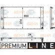 Radiateur, refroidissement du moteur HELLA 8MK 376 729-601 - Visuel 1