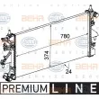Radiateur, refroidissement du moteur HELLA 8MK 376 745-101 - Visuel 1
