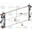 Radiateur, refroidissement du moteur HELLA 8MK 376 745-104 - Visuel 1