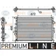 Radiateur, refroidissement du moteur HELLA 8MK 376 745-601 - Visuel 1
