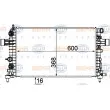 Radiateur, refroidissement du moteur HELLA 8MK 376 745-771 - Visuel 1