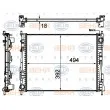 Radiateur, refroidissement du moteur HELLA 8MK 376 746-251 - Visuel 1