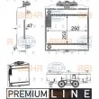 Radiateur, refroidissement du moteur avant droit HELLA 8MK 376 746-511 - Visuel 1