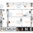 Radiateur, refroidissement du moteur HELLA 8MK 376 754-061 - Visuel 1