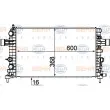 Radiateur, refroidissement du moteur HELLA 8MK 376 754-081 - Visuel 1