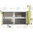 Radiateur, refroidissement du moteur HELLA 8MK 376 754-421 - Visuel 1