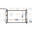 Radiateur, refroidissement du moteur HELLA 8MK 376 754-781 - Visuel 1