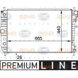 Radiateur, refroidissement du moteur HELLA 8MK 376 764-041 - Visuel 1