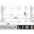 Radiateur, refroidissement du moteur HELLA 8MK 376 764-261 - Visuel 1