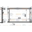 Radiateur, refroidissement du moteur HELLA 8MK 376 764-314 - Visuel 1