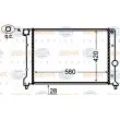 Radiateur, refroidissement du moteur HELLA 8MK 376 766-114 - Visuel 1