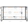Radiateur, refroidissement du moteur HELLA 8MK 376 767-701 - Visuel 1