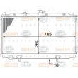 Radiateur, refroidissement du moteur HELLA 8MK 376 770-651 - Visuel 1
