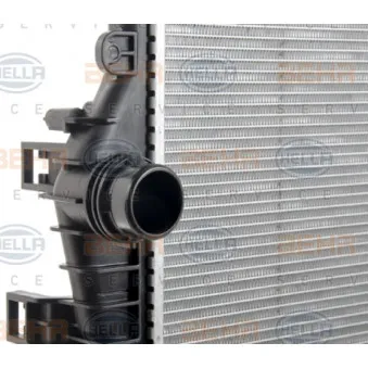 Radiateur, refroidissement du moteur HELLA 8MK 376 779-651