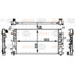 Radiateur, refroidissement du moteur HELLA 8MK 376 782-054 - Visuel 1