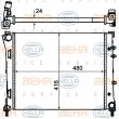 Radiateur, refroidissement du moteur HELLA 8MK 376 900-174 - Visuel 1