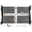 Radiateur, refroidissement du moteur HELLA 8MK 376 900-281 - Visuel 1