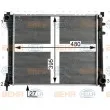 Radiateur, refroidissement du moteur HELLA 8MK 376 900-291 - Visuel 1