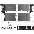 Radiateur, refroidissement du moteur HELLA 8MK 376 903-601 - Visuel 1